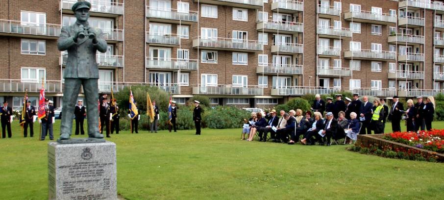 The Merchant Navy Day commemoration in Dover was held at the MN Memorial.
Image: Dover District Council
Image:The Merchant Navy Day commemoration in Dover was held at the MN Memorial.
Image: Dover District Council