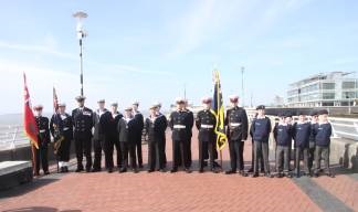Cadets attended a turnout at Minerva Pier in Kingston upon Hull organised by Hull Independent Merchant Navy Association (IMNA), also attended by Nautilus Welfare Fund caseworker John Norris. Image: Mr R.R.Binks Image:Cadets attended a turnout at Minerva Pier in Kingston upon Hull organised by Hull Independent Merchant Navy Association (IMNA), also attended by Nautilus Welfare Fund caseworker John Norris. Image: Mr R.R.Binks
