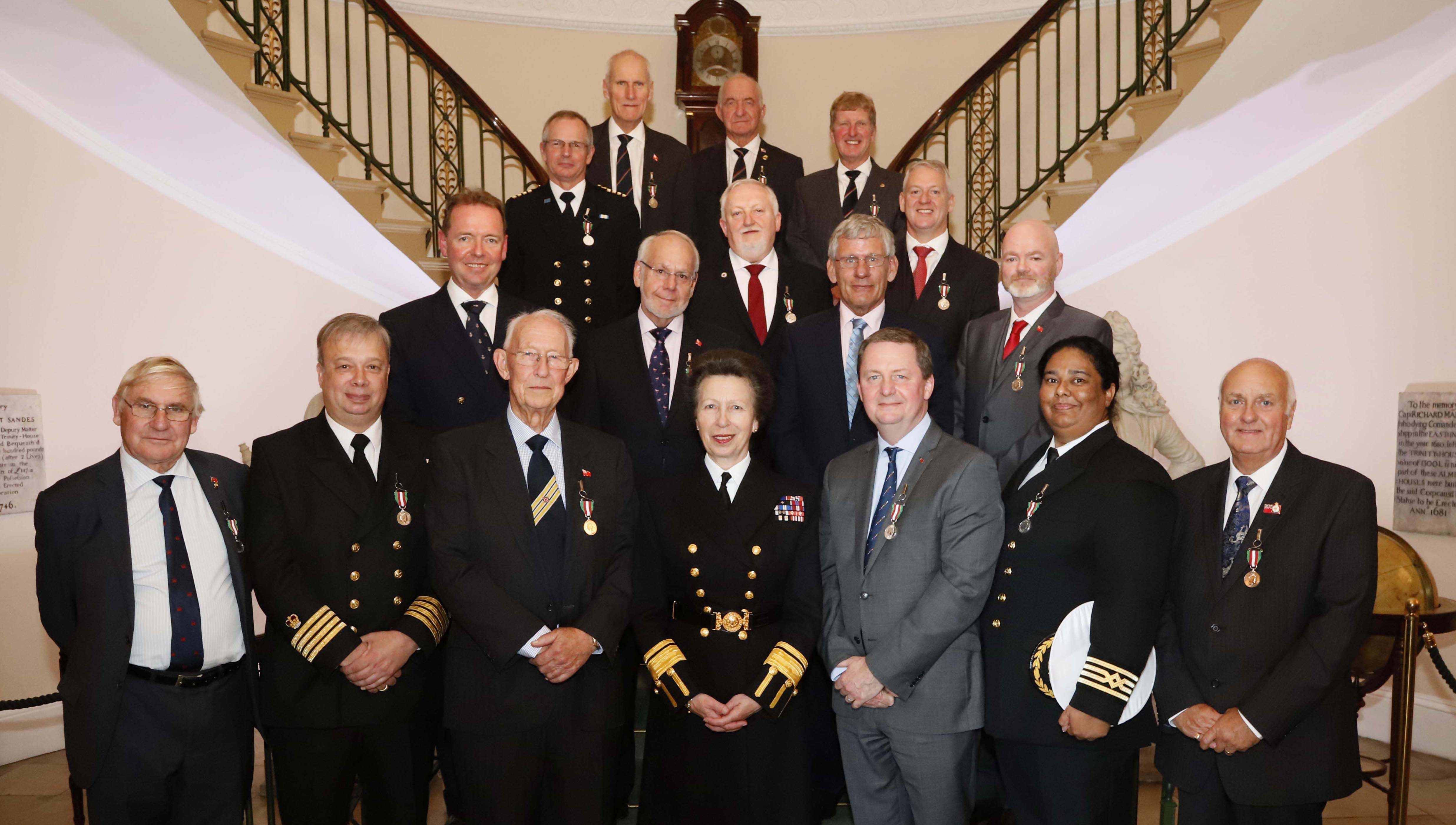 2018 UK Merchant Navy awardees with HRH The Princess Royal during the London award ceremony. All images: courtesy of UK Department for Transport Image:2018 UK Merchant Navy awardees with HRH The Princess Royal during the London award ceremony. All images: courtesy of UK Department for Transport