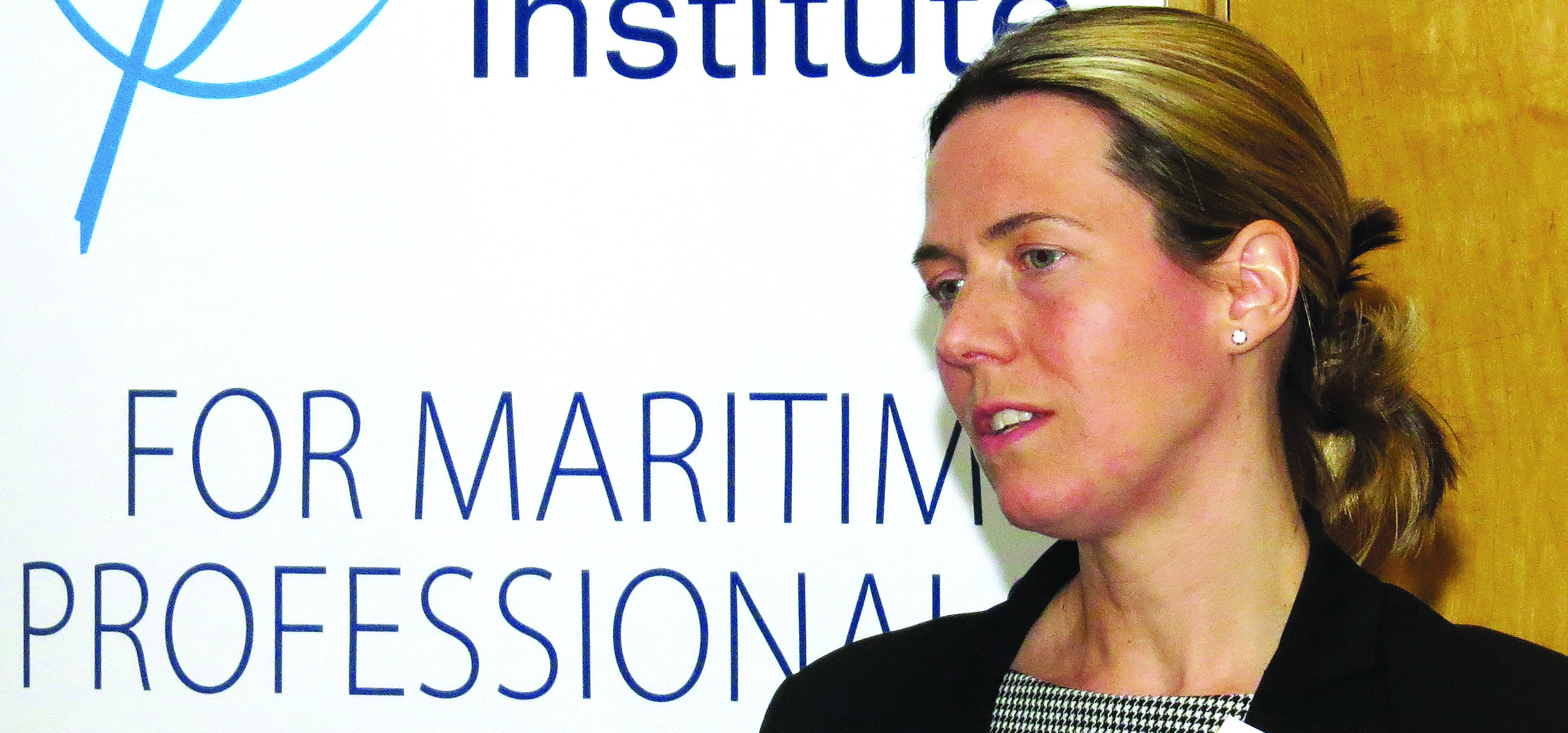 Dr Olivia Swift, of the University of London, put forward research showing how important decent connectivity is to crew wellbeing. Image:Dr Olivia Swift, of the University of London, put forward research showing how important decent connectivity is to crew wellbeing.