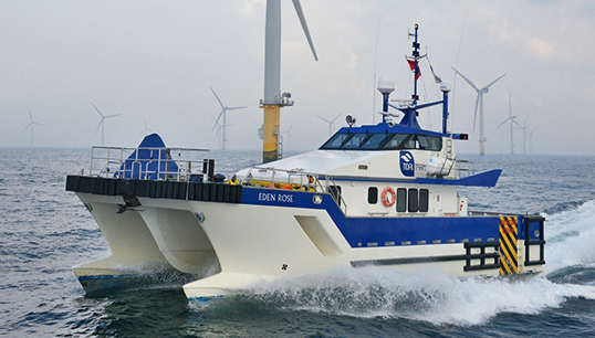 Tidal Transit working the Sheringham Shoal Offshore Wind Farm in the North Sea. Credit: CHPV Offshore Energy Media Services
Image:Tidal Transit working the Sheringham Shoal Offshore Wind Farm in the North Sea. Credit: CHPV Offshore Energy Media Services