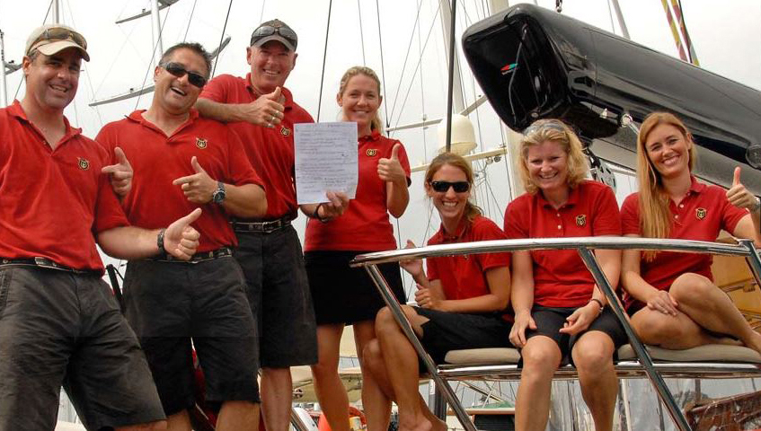 Yacht crew completing training with PYT. Image: PYT USA Image:Yacht crew completing training with PYT. Image: PYT USA