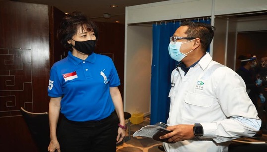 Pictured left, SMOU general secretary Mary Liew. Image: Singapore Maritime Officers' Union (SMOU) Image:Pictured left, SMOU general secretary Mary Liew. Image: Singapore Maritime Officers' Union (SMOU)