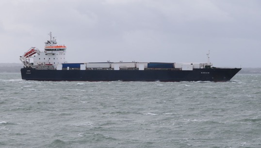 Isle of Man-registered ro-ro freight ferry Arrow. Image: MAIB Image:Isle of Man-registered ro-ro freight ferry Arrow. Image: MAIB