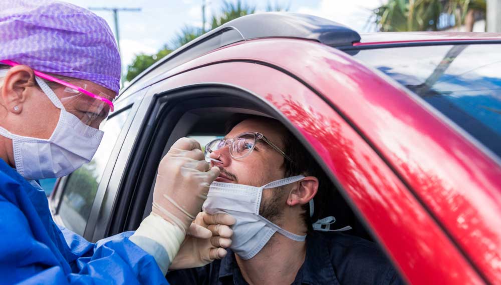 Essential workers who are self-isolating can book a test directly. Other keyworkers can select a regional test site drive-through appointment or home test kit. Home test kit availability will initially be limited. Image: Getty Images Image:Essential workers who are self-isolating can book a test directly. Other keyworkers can select a regional test site drive-through appointment or home test kit. Home test kit availability will initially be limited. Image: Getty Images