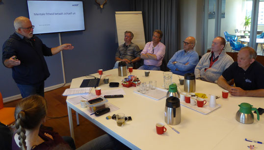 Toon Van de Sande of Spiritension, a maritime safety and security consultancy based in Dordrecht, held a series of workshops in the on mental health for seafarers. Image:Toon Van de Sande of Spiritension, a maritime safety and security consultancy based in Dordrecht, held a series of workshops in the on mental health for seafarers.