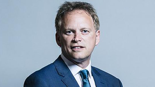 Secretary of state for transport Grant Shapps Image:Secretary of state for transport Grant Shapps