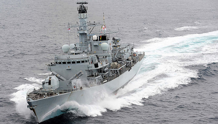 Royal Navy frigate HMS Montrose. Image: Wikicommons Image:Royal Navy frigate HMS Montrose. Image: Wikicommons