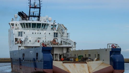 The Kommandor Orca deck arrangement . Image: image courtesy of www.tugspotter.com Image:The Kommandor Orca deck arrangement . Image: image courtesy of www.tugspotter.com