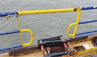 Almost one-quarter of pilot transfer accidents last year were the result of the poor condition of ladders. Image: MAIB Image:Almost one-quarter of pilot transfer accidents last year were the result of the poor condition of ladders. Image: MAIB