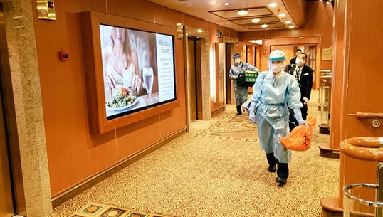 Princess Cruises has assured crew that all medical treatment will be provided while on board, and for any seafarers who may become ill. Twitter Image:Princess Cruises has assured crew that all medical treatment will be provided while on board, and for any seafarers who may become ill. Twitter