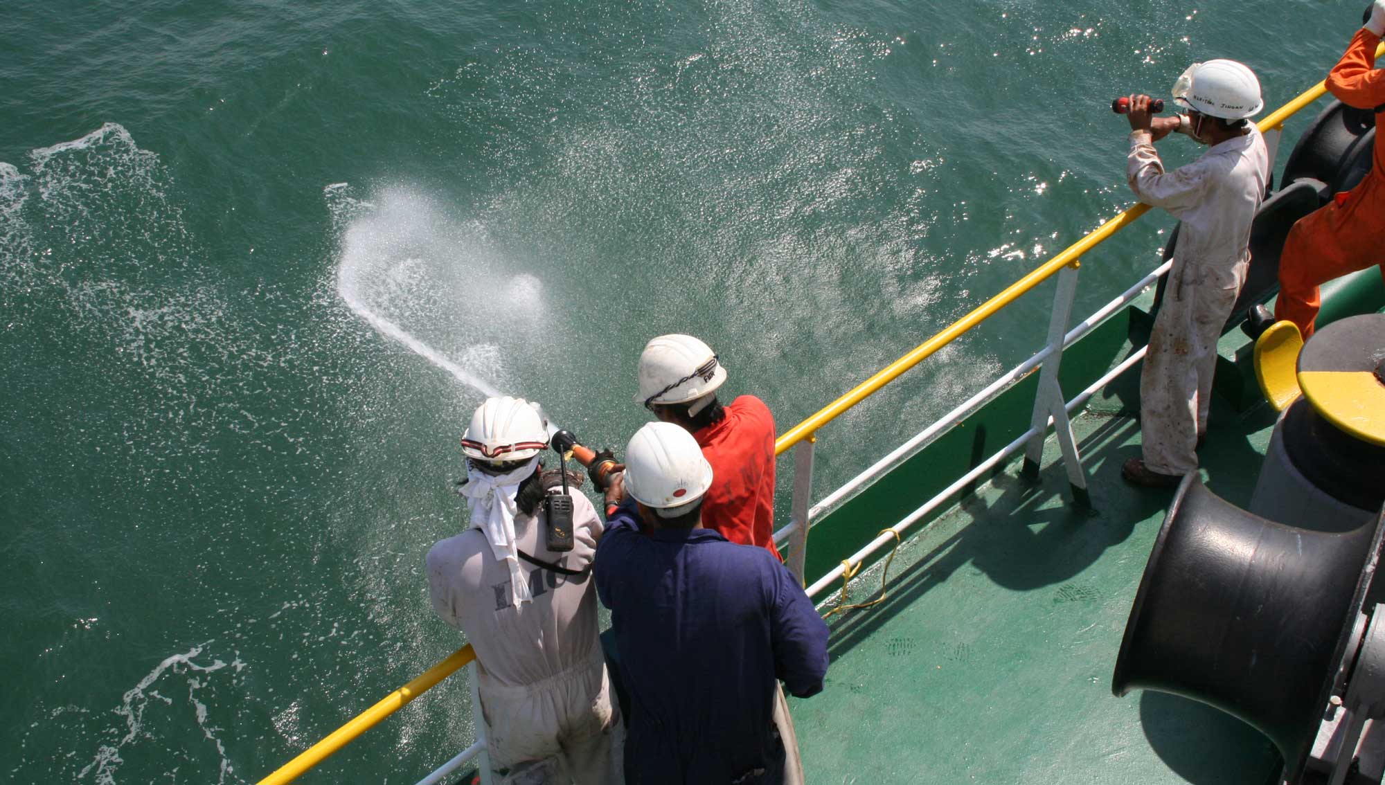 The new extended risk areas are in the Gulf of Guinea and the Indian Ocean. Image: Piracy drill, Nautilus stock photos. Image:The new extended risk areas are in the Gulf of Guinea and the Indian Ocean. Image: Piracy drill, Nautilus stock photos.