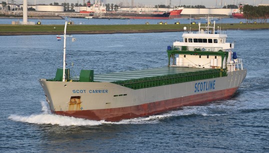 Scot Carrier inbound on the Nieuwe Waterweg, Rotterdam, 2019. Image: Niels Johannes / Wikimedia Commons Image:Scot Carrier inbound on the Nieuwe Waterweg, Rotterdam, 2019. Image: Niels Johannes / Wikimedia Commons