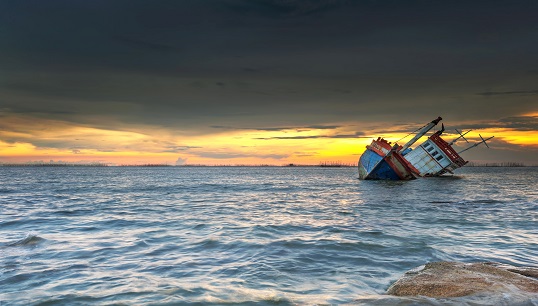 Navigational events (collisions, groundings and contacts) represented the biggest cause of casualties at 43%. Images: Getty Images Image:Navigational events (collisions, groundings and contacts) represented the biggest cause of casualties at 43%. Images: Getty Images