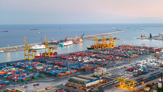 Barcelona commercial port Image: Getty Images Image:Barcelona commercial port Image: Getty Images