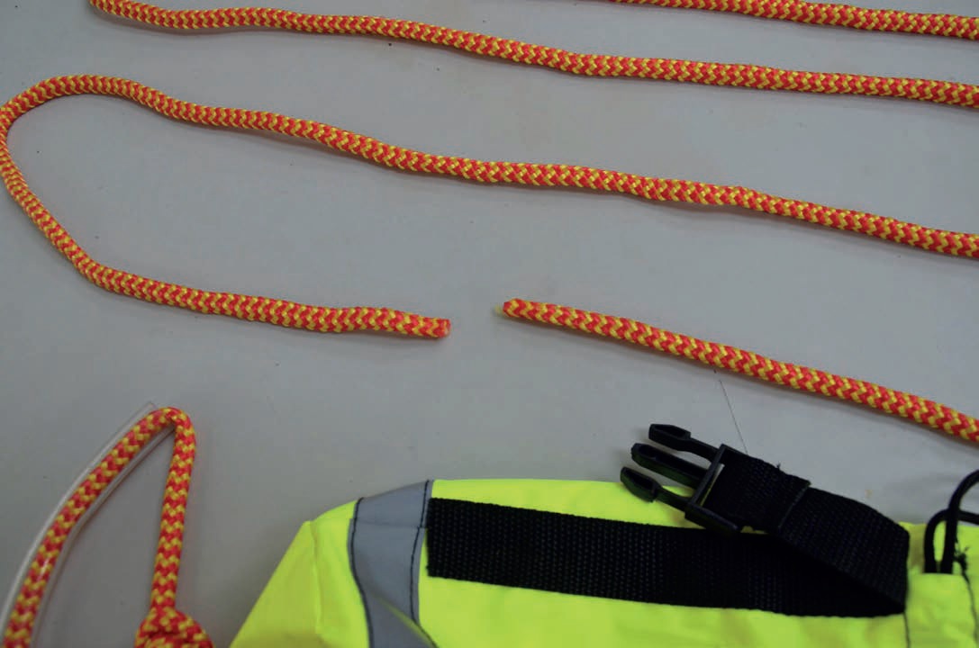 The MAIB has urged seafarers to be on the lookout for faulty throw bag rescue lines: Image credit: MAIB Image:The MAIB has urged seafarers to be on the lookout for faulty throw bag rescue lines: Image credit: MAIB