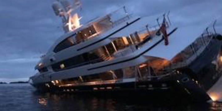 The superyacht Ice Angel, which grounded in polar waters in 2018 Image:The superyacht Ice Angel, which grounded in polar waters in 2018