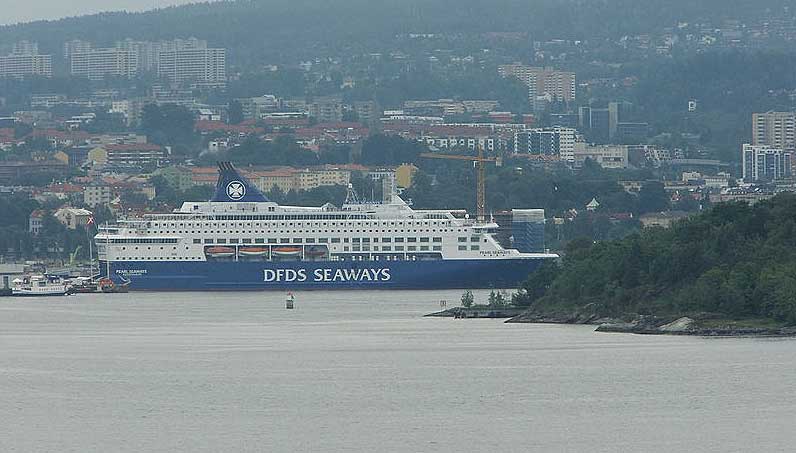 A DFDS ferry in Oslo where services are currently suspended, along with Oslo and Amsterdam Newcastle services. Ferry services remain in operation in the English Channel and Baltic Sea, while sailings to France are only for freight and essential travel. Image : Wikimedia Commons Image:A DFDS ferry in Oslo where services are currently suspended, along with Oslo and Amsterdam Newcastle services. Ferry services remain in operation in the English Channel and Baltic Sea, while sailings to France are only for freight and essential travel. Image : Wikimedia Commons
