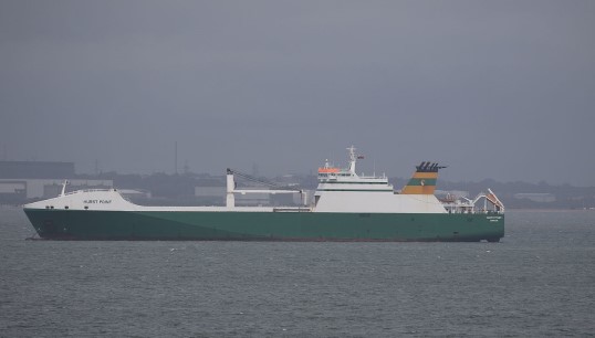 Foreland Shipping's vessel Hurst Point. Image: Andrew Rabbott Image:Foreland Shipping's vessel Hurst Point. Image: Andrew Rabbott