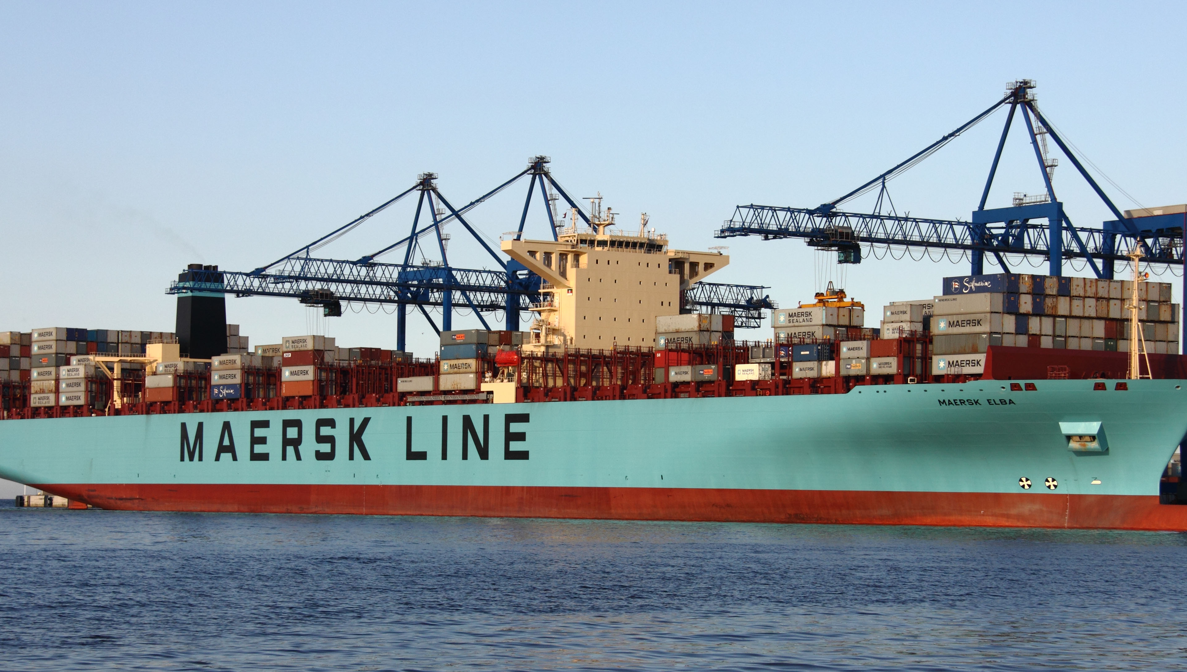 Singapore flagged Maersk Elba. Image: Wikimedia Commons Image:Singapore flagged Maersk Elba. Image: Wikimedia Commons
