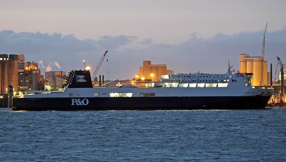 P&O Ferries MS European Endeavour in the river Mersey. Image: Wikimedia Commons Image:P&O Ferries MS European Endeavour in the river Mersey. Image: Wikimedia Commons