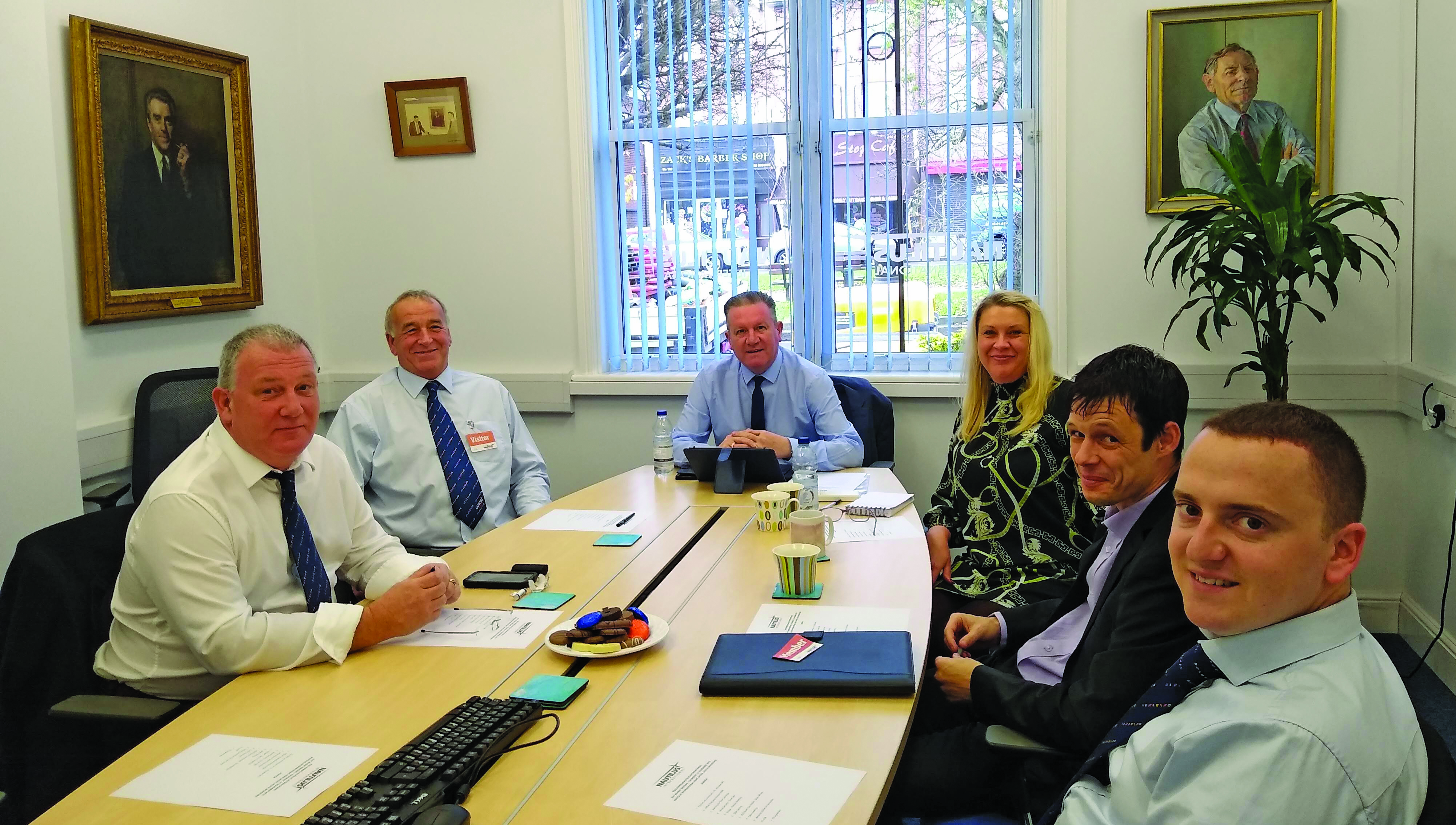 At the meeting from left: Phil Lees, Chris Lewis, Micky Smyth, Samantha Udall, Joe Matthews and Anthony Shields. Image:At the meeting from left: Phil Lees, Chris Lewis, Micky Smyth, Samantha Udall, Joe Matthews and Anthony Shields.