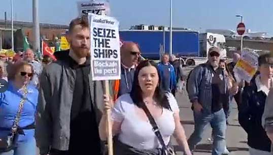 The news that P&O Ferries has ordered cadets off its vessels comes as a further blow following disruptions to sea time caused by the pandemic. Image: Nautilus International/Dover protest Image:The news that P&O Ferries has ordered cadets off its vessels comes as a further blow following disruptions to sea time caused by the pandemic. Image: Nautilus International/Dover protest