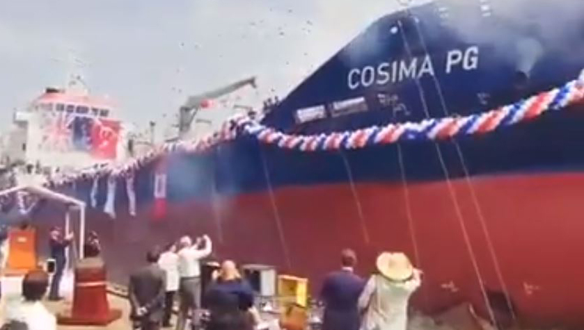 Launch of a new P.G. Tankers vessel - Cosima PG - in Turkey. Image: P.G. Tankers Image:Launch of a new P.G. Tankers vessel - Cosima PG - in Turkey. Image: P.G. Tankers