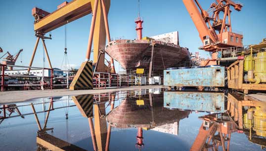 A shipyard in Guangzhou, China. Image: Getty Images Image:A shipyard in Guangzhou, China. Image: Getty Images