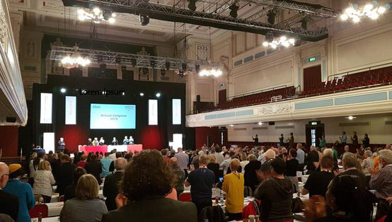 Congress at the STUC 2019. Image:Congress at the STUC 2019.