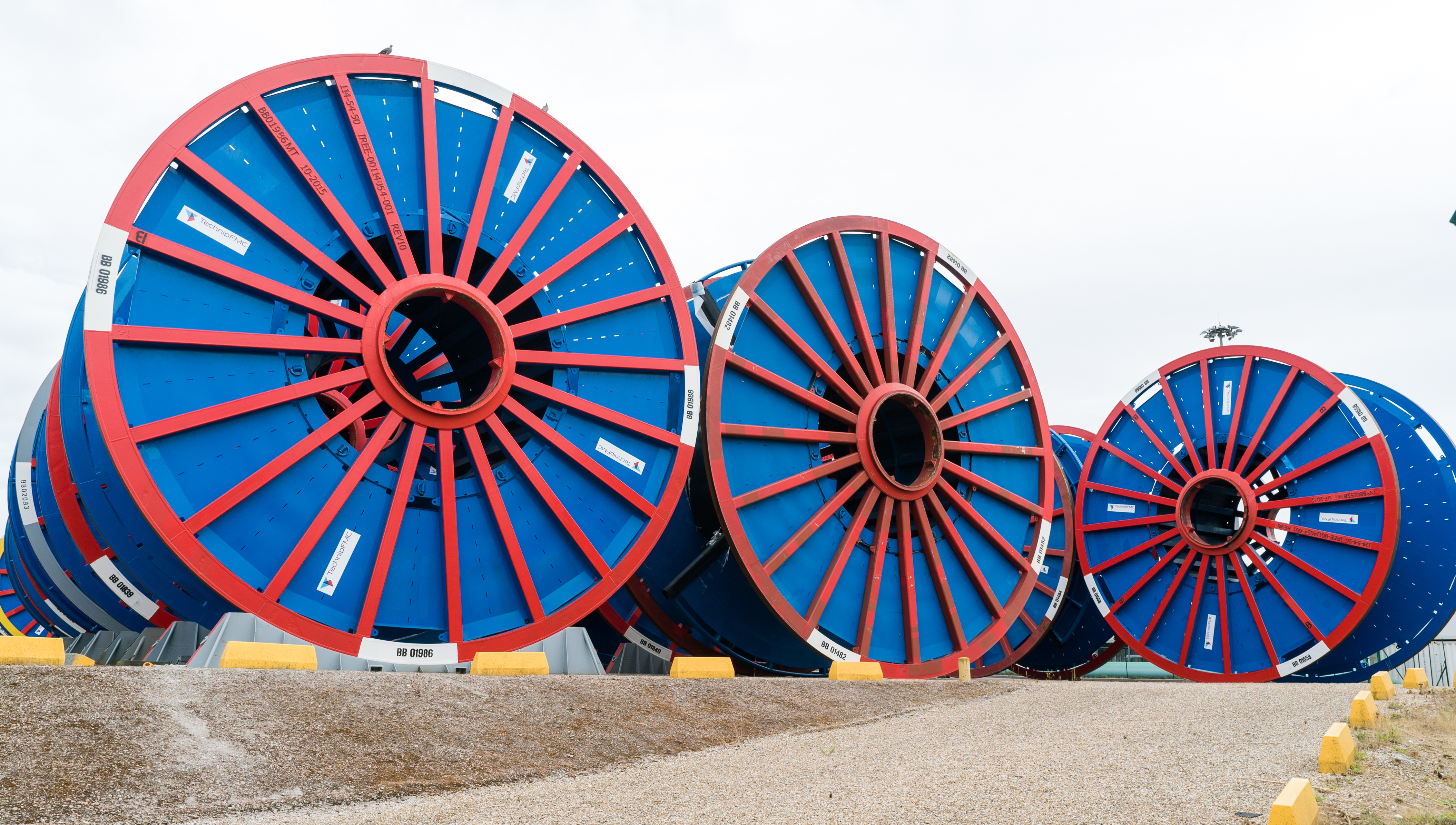 Sub-sea cable reels. Image: Getty Images. Image:Sub-sea cable reels. Image: Getty Images.
