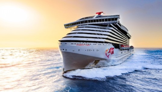 The new CBA covers both the Scarlet Lady (pictured) and Valiant Lady. Image: Virgin Voyages Image:The new CBA covers both the Scarlet Lady (pictured) and Valiant Lady. Image: Virgin Voyages