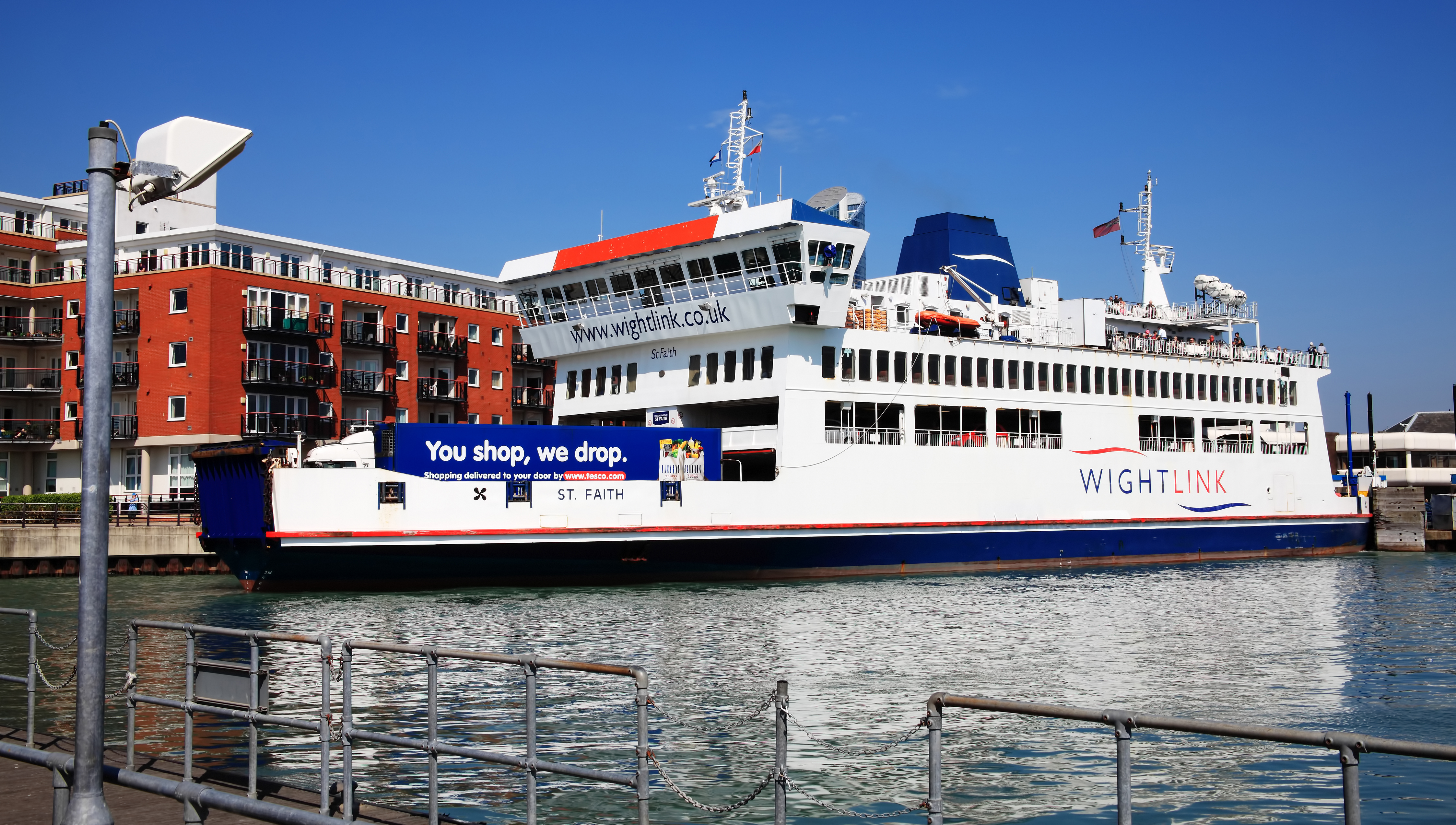 Wightlink car ferry. Image : Getty Images Image:Wightlink car ferry. Image : Getty Images