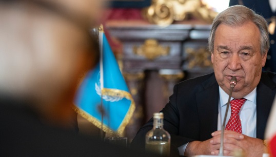 United Nations secretary-general Antonio Guterres is facing calls for an enhanced military presence to protect shipping, and for help to release crews seized during conflicts in the Middle East. Image: Wikimedia Commons Image:United Nations secretary-general Antonio Guterres is facing calls for an enhanced military presence to protect shipping, and for help to release crews seized during conflicts in the Middle East. Image: Wikimedia Commons