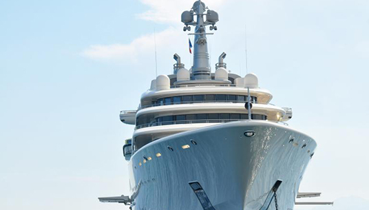 MV Eclipse, the superyacht owned by Russian billionaire Roman Abramovich. Image: vesselfinder.com Image:MV Eclipse, the superyacht owned by Russian billionaire Roman Abramovich. Image: vesselfinder.com