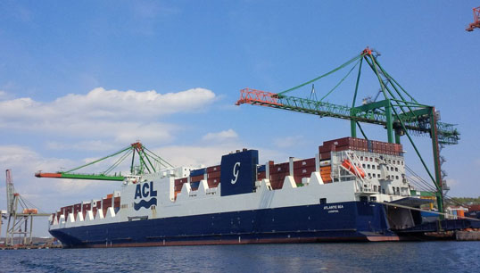 ACL vessel Atlantic Sky on a visit to the Port of Halifax in 2017. Image: Twitter Image:ACL vessel Atlantic Sky on a visit to the Port of Halifax in 2017. Image: Twitter