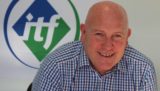 International Transport Workers’ Federation general secretary Stephen Cotton. Image: ITF Image:International Transport Workers’ Federation general secretary Stephen Cotton. Image: ITF