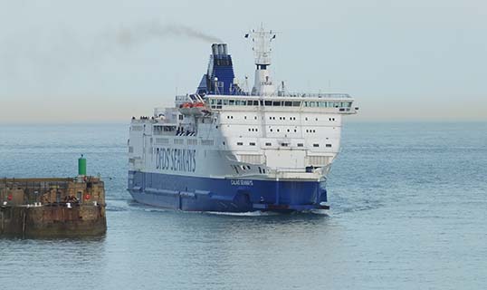 DFDS Calais Seaways entering Port of Dover. Image: Ad Meskens / Wikimedia Commons Image:DFDS Calais Seaways entering Port of Dover. Image: Ad Meskens / Wikimedia Commons