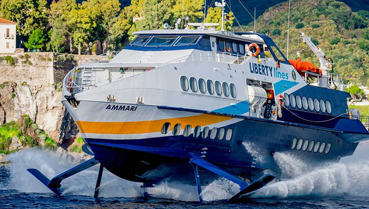A Liberty Lines vessel. Image:A Liberty Lines vessel.