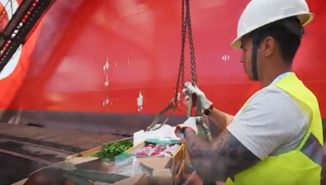 'Some seafarers have been onboard for many months and potentially face many more months at sea before they can return to their loved ones. It is important that they receive the equipment and stores they need.' Image: ship supplies being uploaded, Master Marine Supplier YouTube Image:'Some seafarers have been onboard for many months and potentially face many more months at sea before they can return to their loved ones. It is important that they receive the equipment and stores they need.' Image: ship supplies being uploaded, Master Marine Supplier YouTube