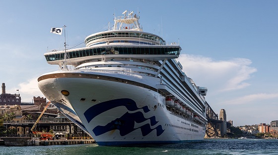 Ruby Princess at Overseas Passenger Terminal, Sydney, New South Wales, Australia.
Image: Dietmar Rabich, Wikimedia Commons Image:Ruby Princess at Overseas Passenger Terminal, Sydney, New South Wales, Australia.
Image: Dietmar Rabich, Wikimedia Commons
