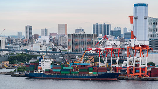 Tokyo port: Japan's Prime Minister Shinzo Abe has declared a one-month state of emergency over the coronavirus outbreak Image:Tokyo port: Japan's Prime Minister Shinzo Abe has declared a one-month state of emergency over the coronavirus outbreak