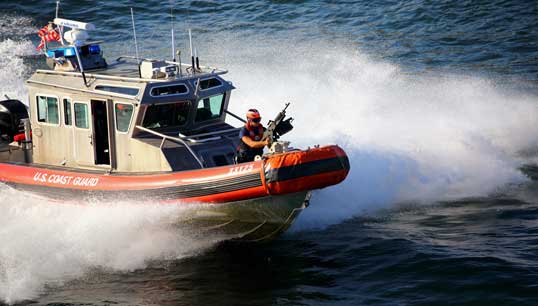 US coast guard patrol vessel. Image: Getty Images Image:US coast guard patrol vessel. Image: Getty Images