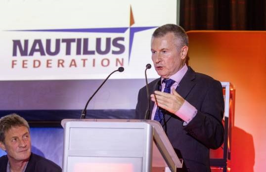 Nautilus director of legal services Charles Boyle seen speaking at the Union's GM23, will be heading up a panel addressing the need for fair working conditions at the ISWAN meeting on maritime recruitment in Helsinki. Image: Brad Wakefield Image:Nautilus director of legal services Charles Boyle seen speaking at the Union's GM23, will be heading up a panel addressing the need for fair working conditions at the ISWAN meeting on maritime recruitment in Helsinki. Image: Brad Wakefield