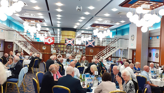 Former Clan Line shipmates meeting up at the Liner Hotel in Liverpool. Image: Dave Tyler Image:Former Clan Line shipmates meeting up at the Liner Hotel in Liverpool. Image: Dave Tyler