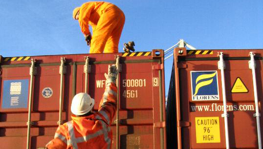 Docker throwing a twistlock on a container. Image: Wikimedia Commons. Image:Docker throwing a twistlock on a container. Image: Wikimedia Commons.