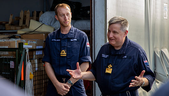 Commodore Duncan Lamb: retired after 40 years in the RFA, the last five at its helm. Image:Commodore Duncan Lamb: retired after 40 years in the RFA, the last five at its helm.