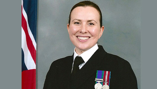 RFA communications and information systems (CIS) officer, Emma Walters. Image:RFA communications and information systems (CIS) officer, Emma Walters.