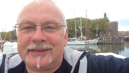 Harald Ludwig is proud of his qualification as a licensed river Rhine captain. Image: by permission Image:Harald Ludwig is proud of his qualification as a licensed river Rhine captain. Image: by permission