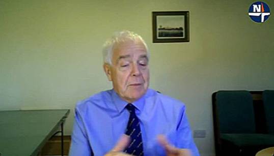 Image:Long-serving Union member and retired master Captain James Hofton reflects on his career and voluntary service for seafarers. Image: Nautilus International